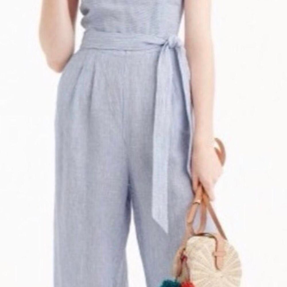 Jcrew Women's Blue and Purple Jumpsuit